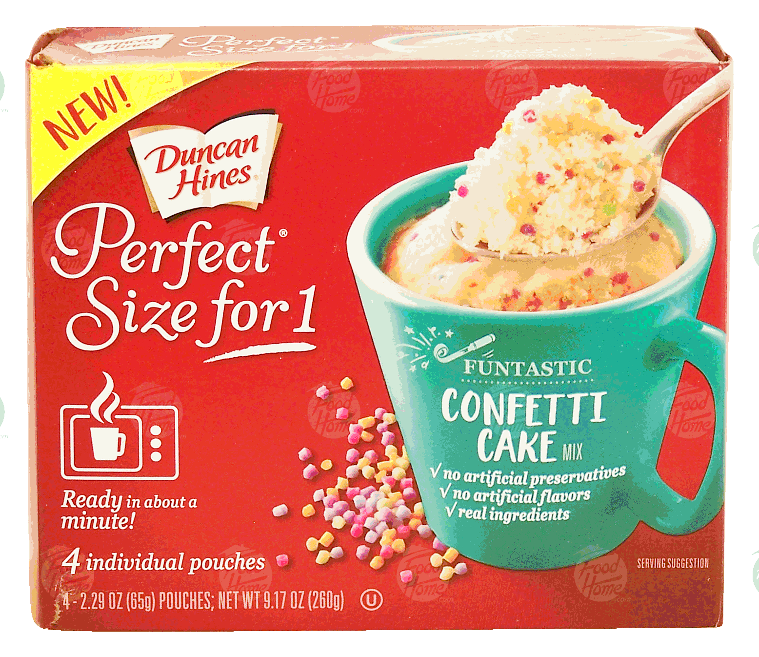 Product Infomation for Duncan Hines Perfect Size