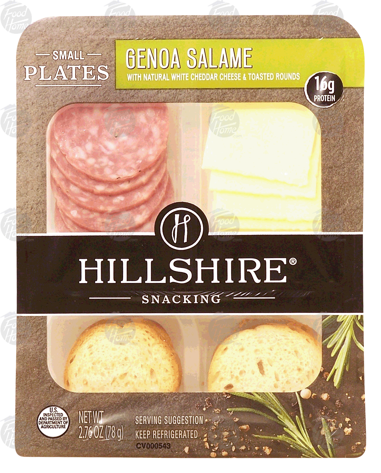 Product Infomation for Hillshire genoa salame, white cheddar & toasted