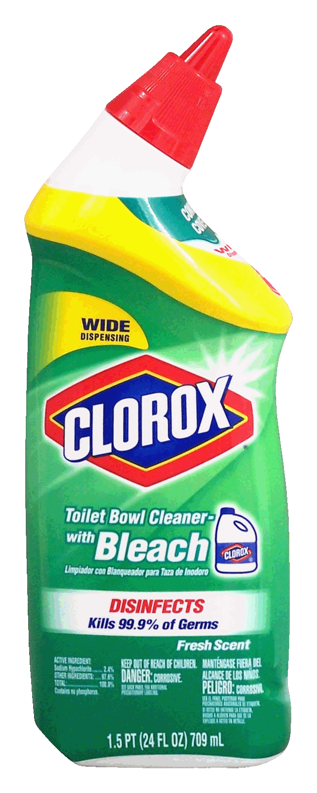 Product Infomation for Clorox toilet bowl cleaner with bleach fresh scent