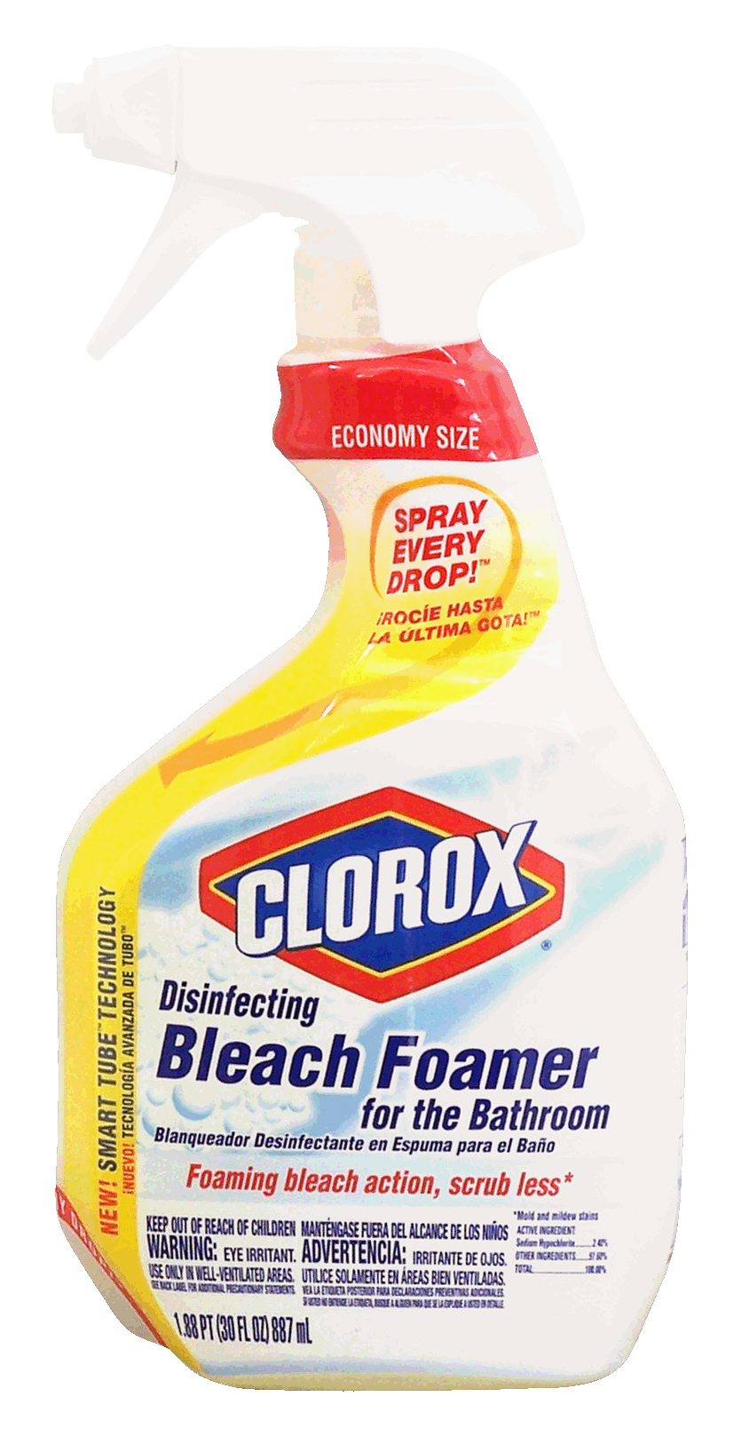 Product Infomation for Clorox disinfecting bleach