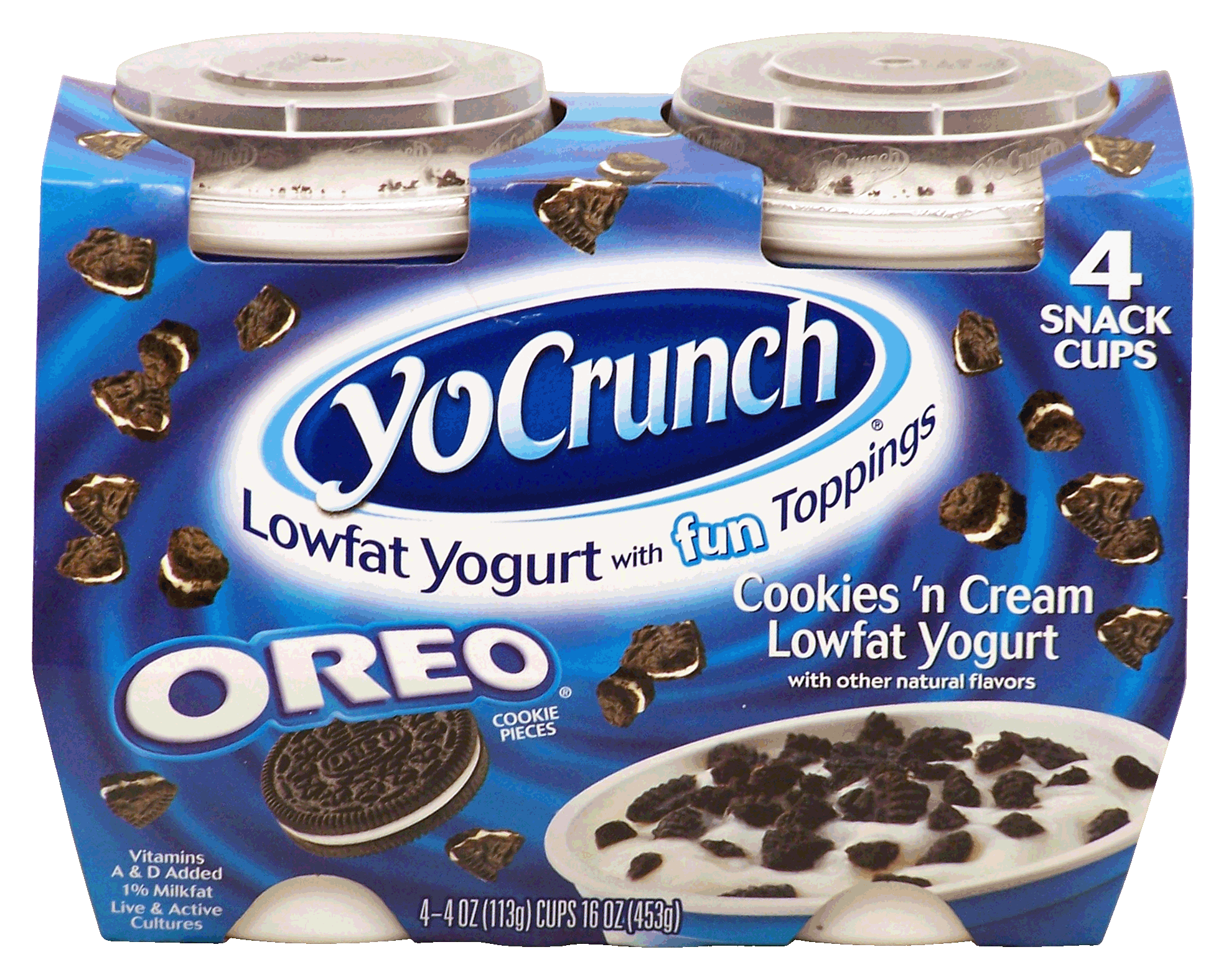 Product Infomation for Yo Crunch Oreo cookies 'n