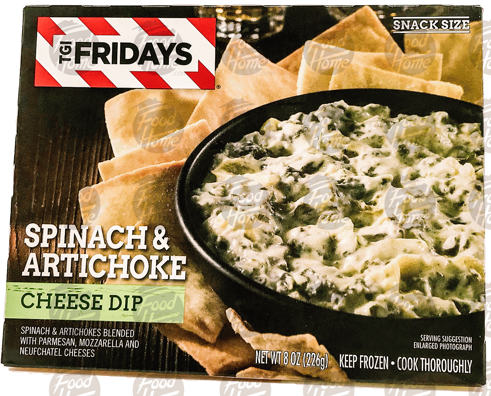 Product Infomation for T.G.I. Friday's spinach & artichoke cheese dip
