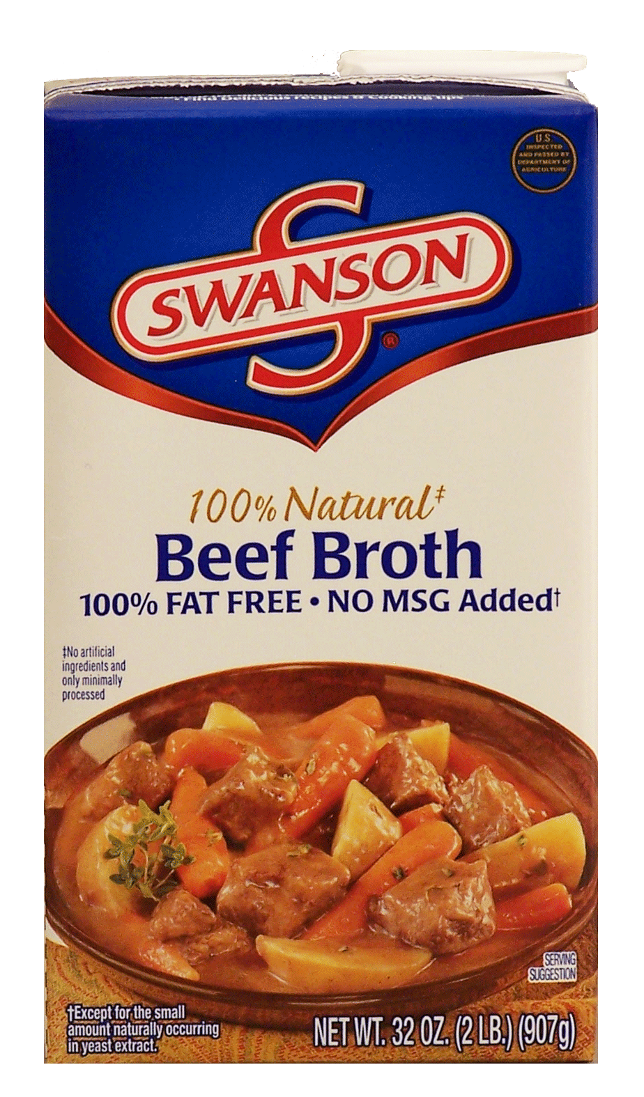 Product Infomation for Swanson 100 Natural beef