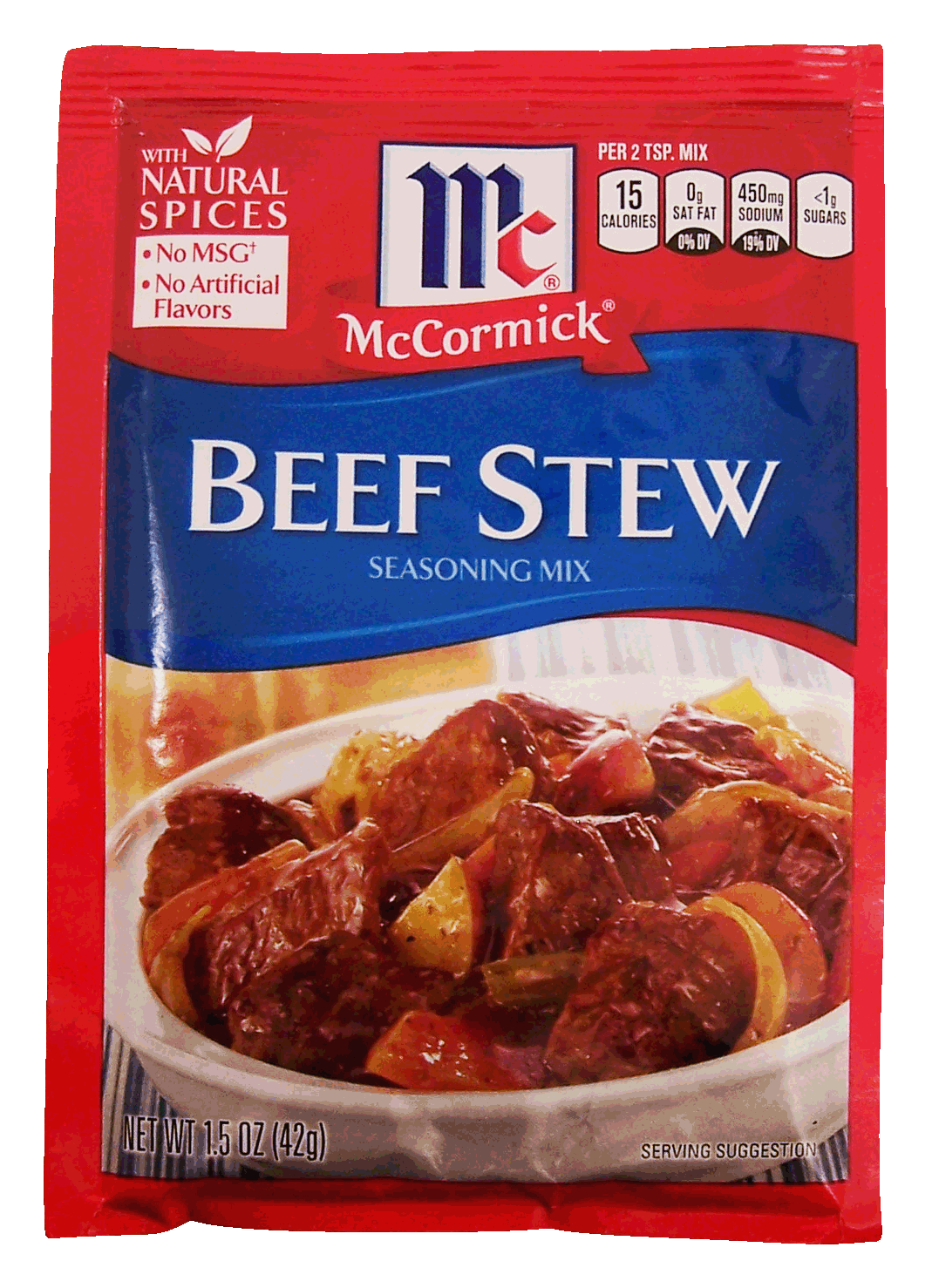 Product Infomation for McCormick Seasoning Mix