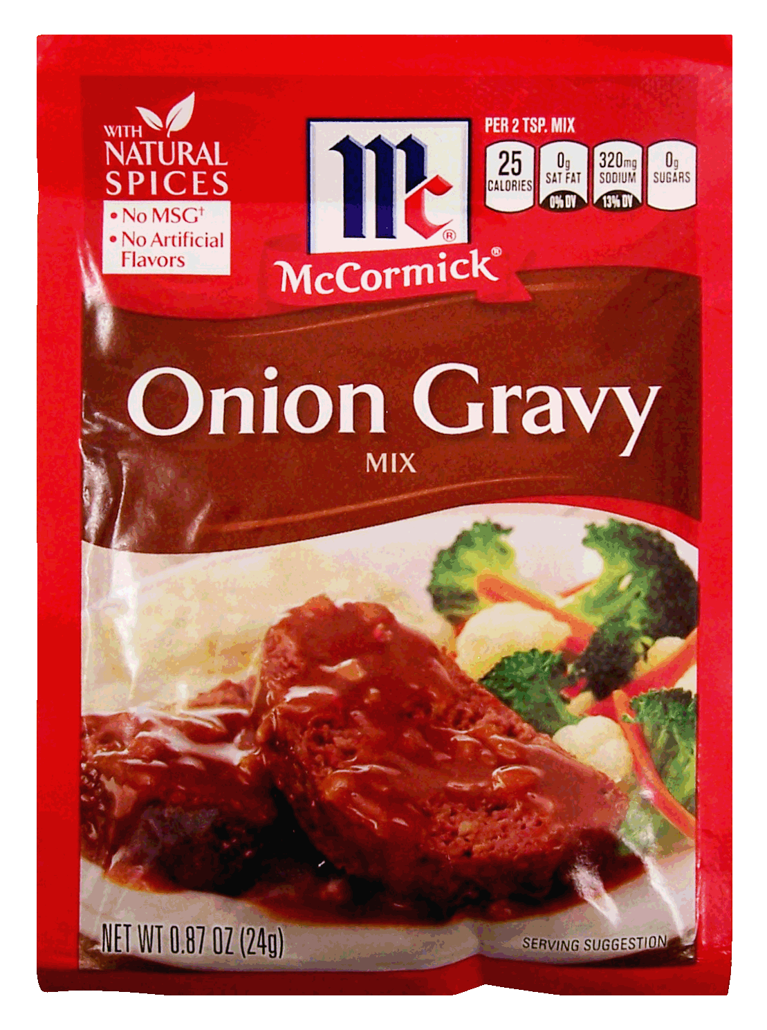 Product Infomation for McCormick Gravy Mix Onion