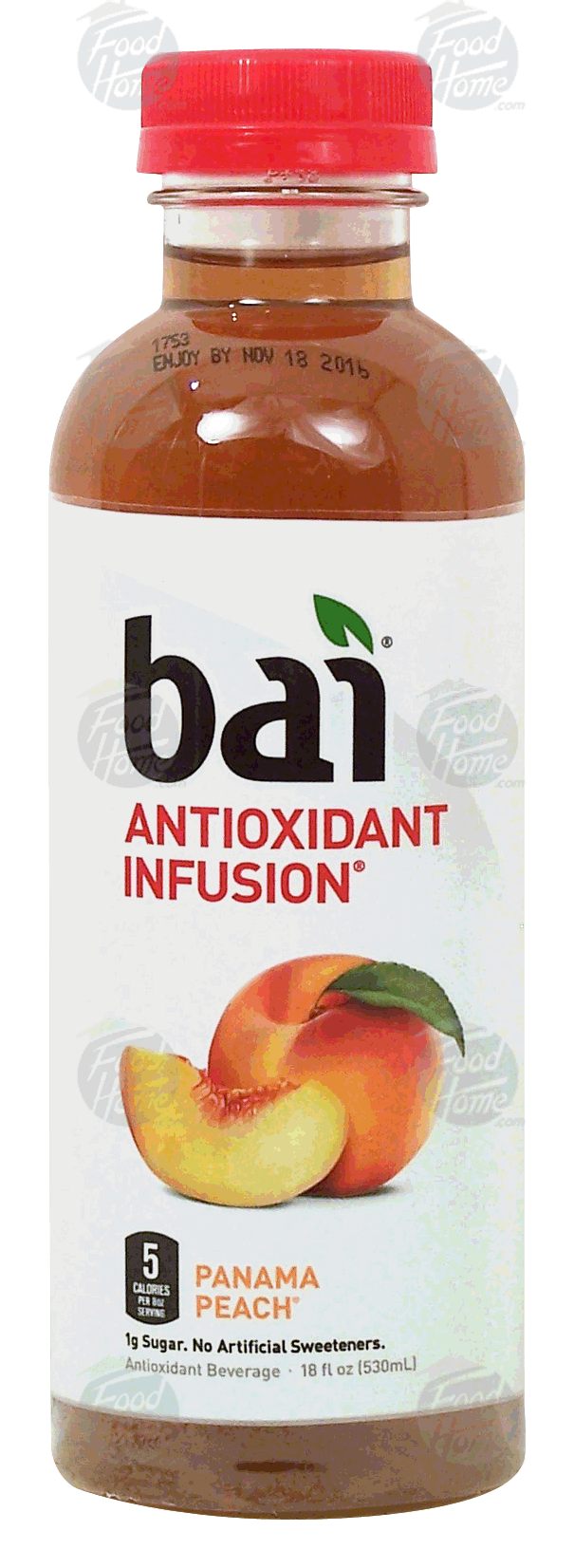 Product Infomation for bai Antioxidant Infusion panama peach beverage, 3
