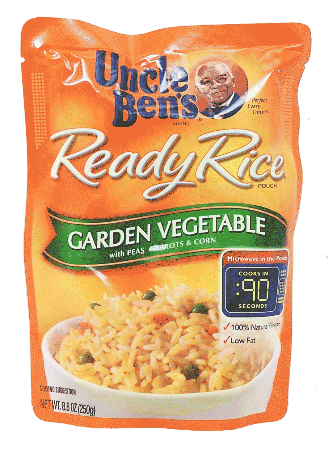 Product Infomation for Uncle Ben's Ready Rice garden vegetable with peas