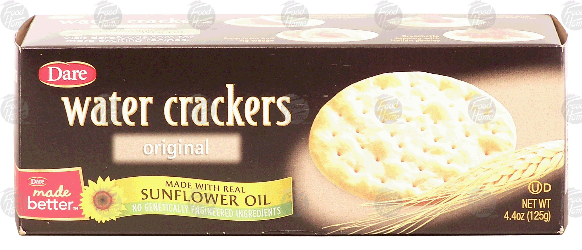 Product Infomation for Dare water crackers made