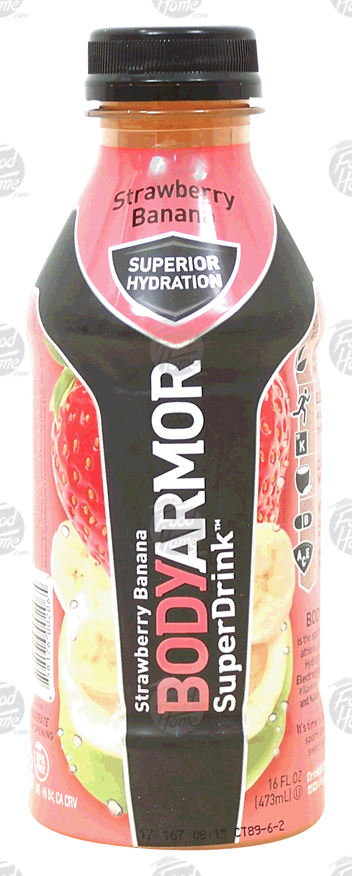 Product Infomation for Body Armor Super Drink strawberry banana, 10