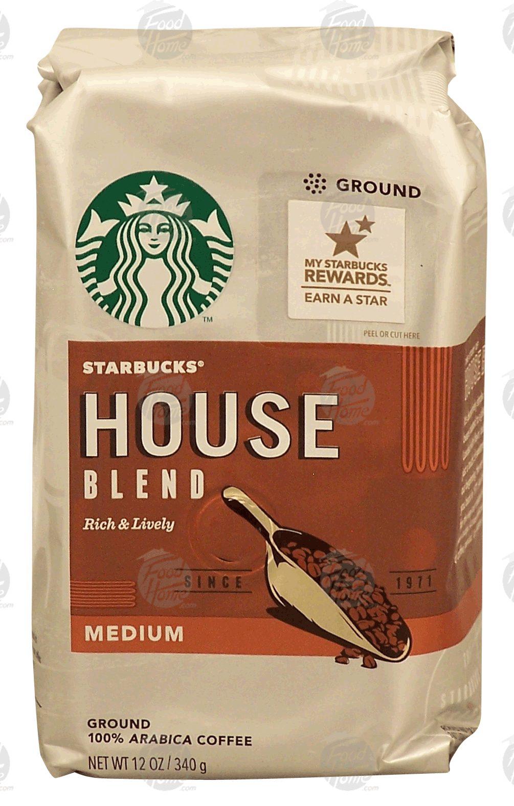 Product Infomation for Starbucks House Blend rich