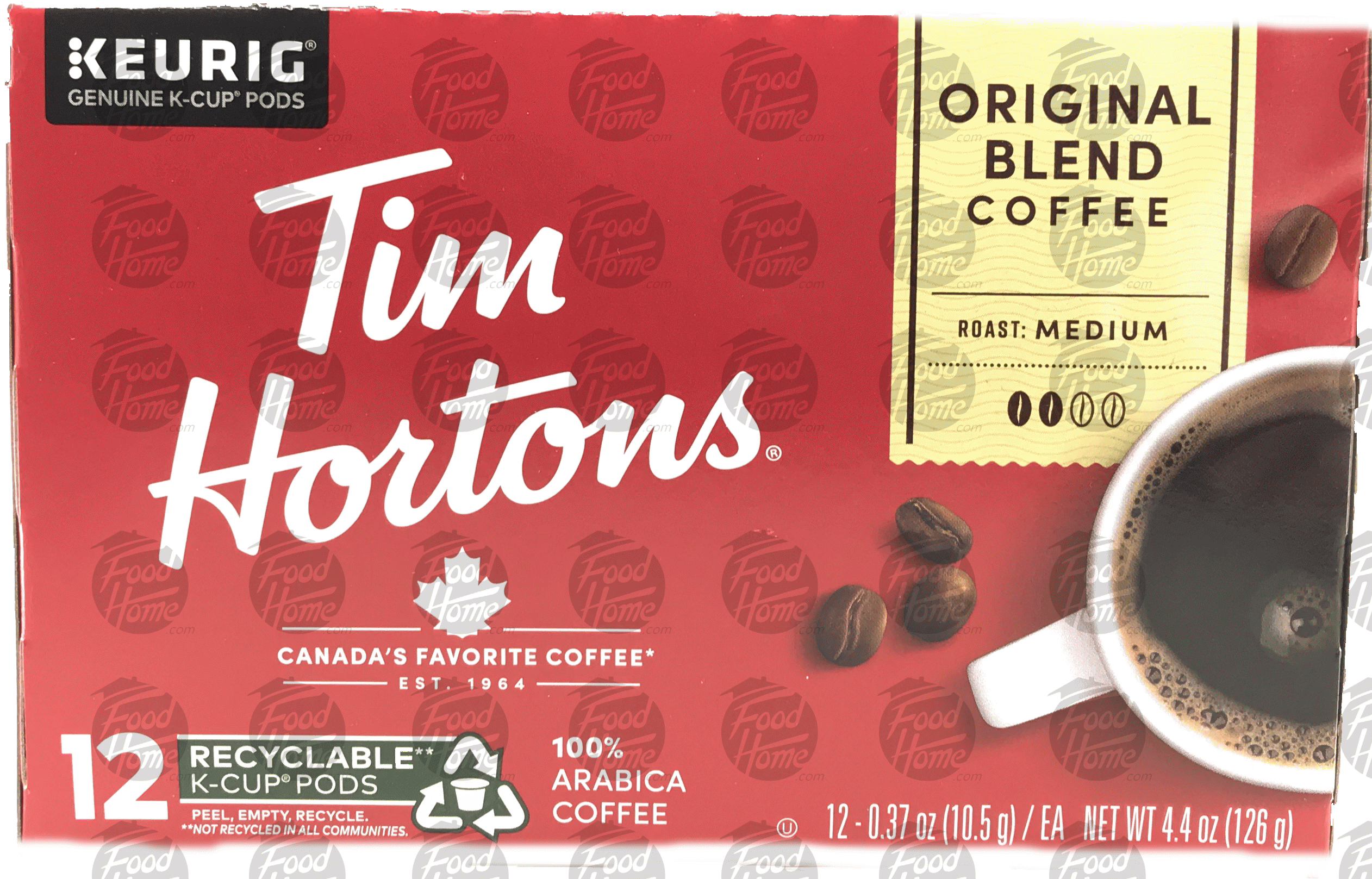 Product Infomation for Tim Horton's original