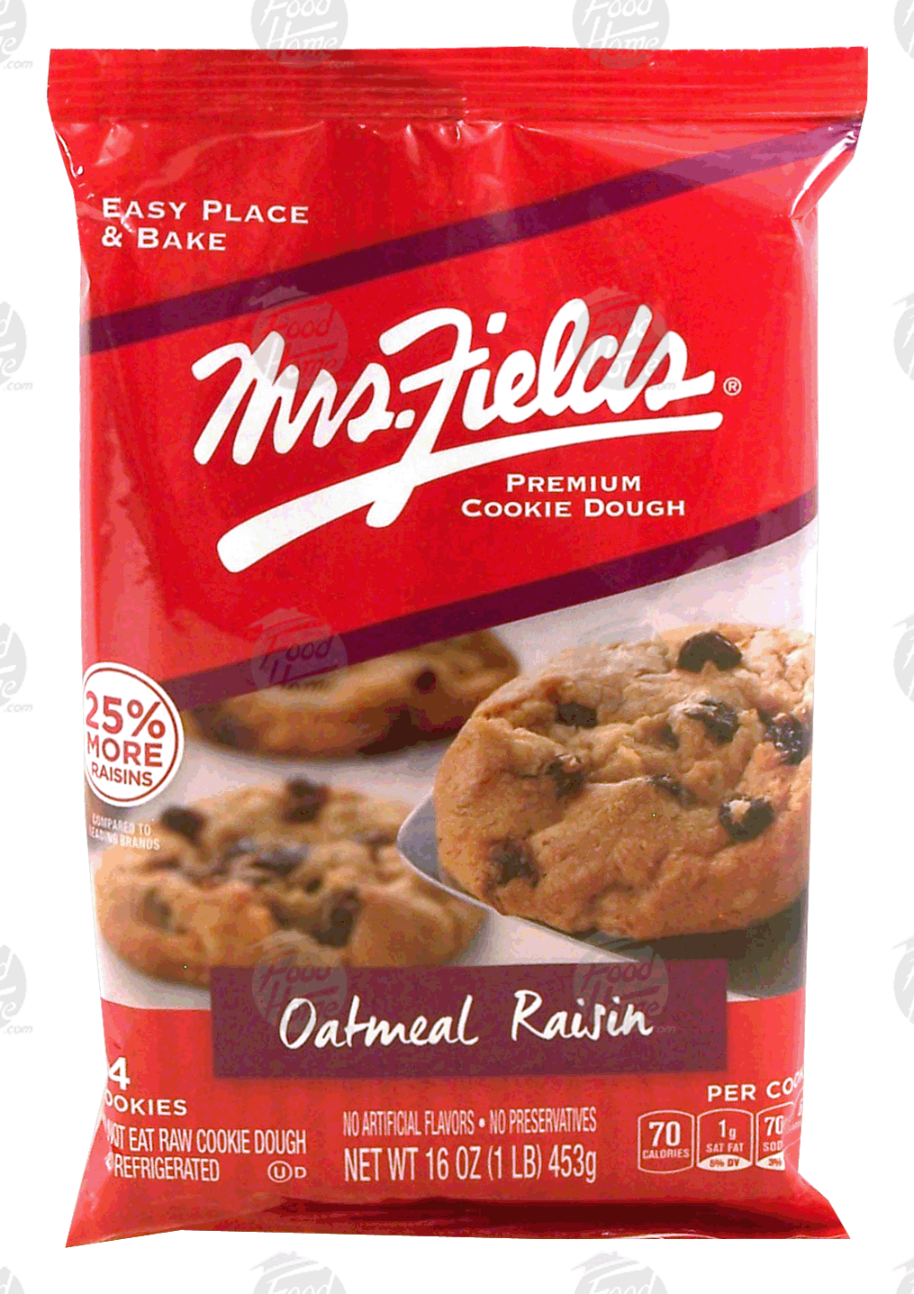 Product Infomation for Mrs. Fields oatmeal raisin