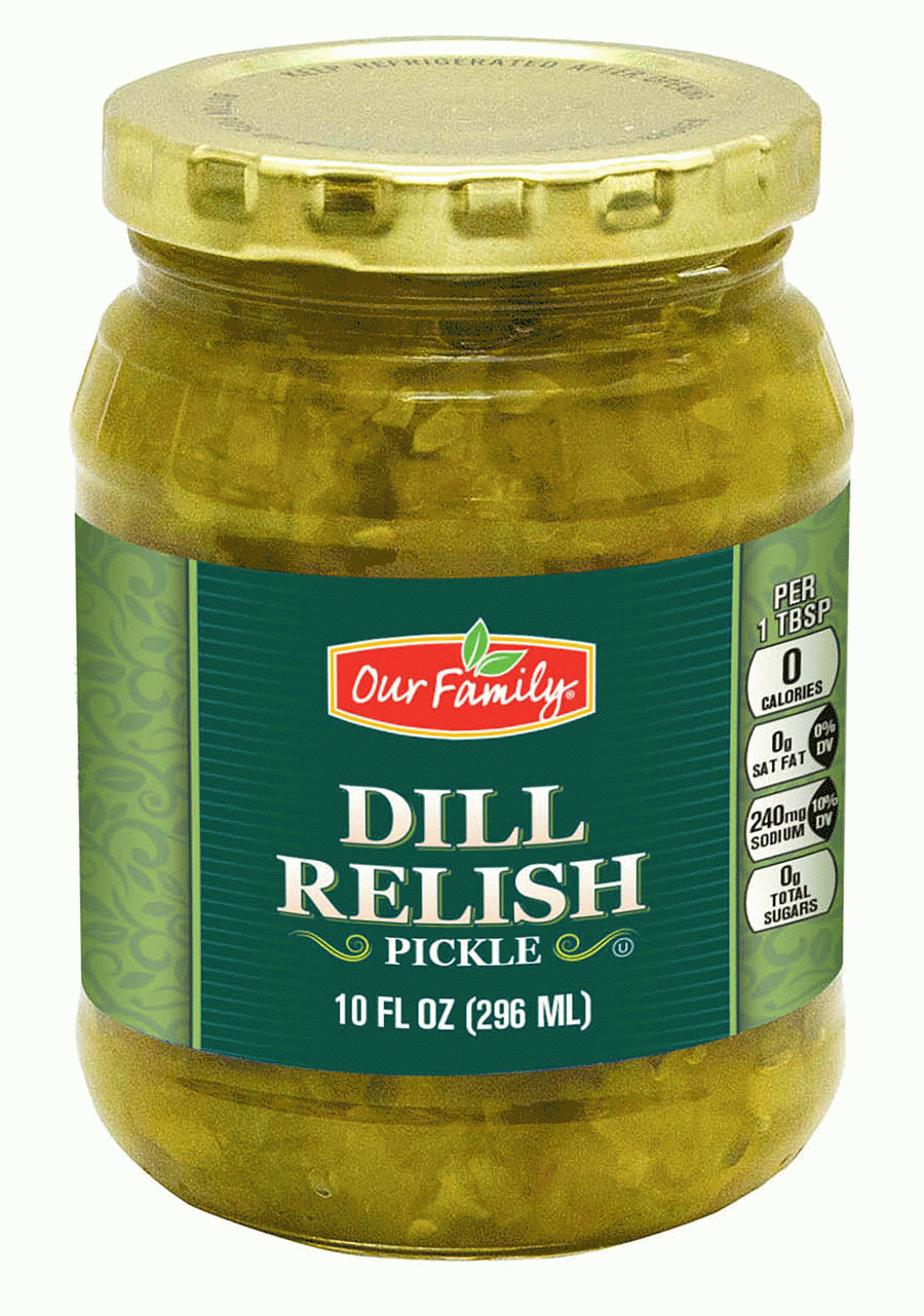 Product Infomation for Our Family dill relish