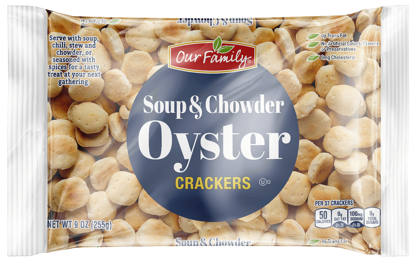 Product Infomation for Our Family oyster crackers