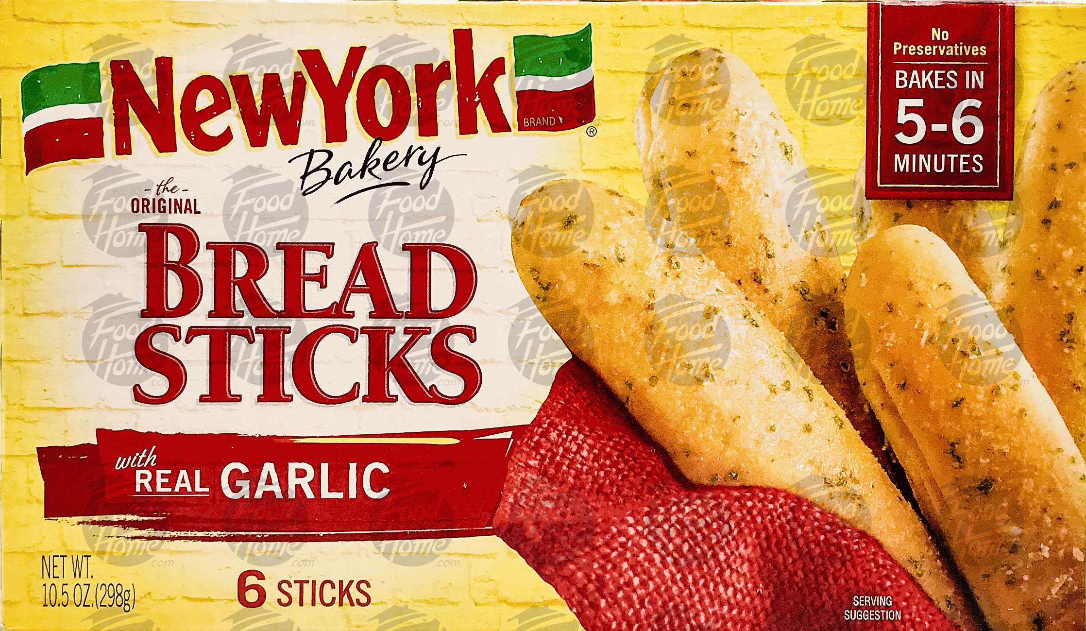 Product Infomation for New York bread sticks with