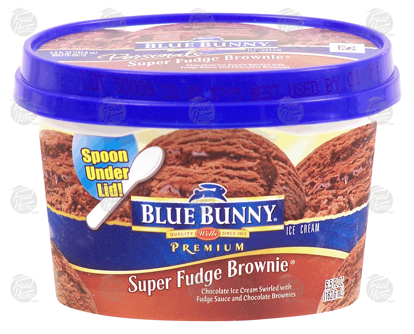blue bunny brownie