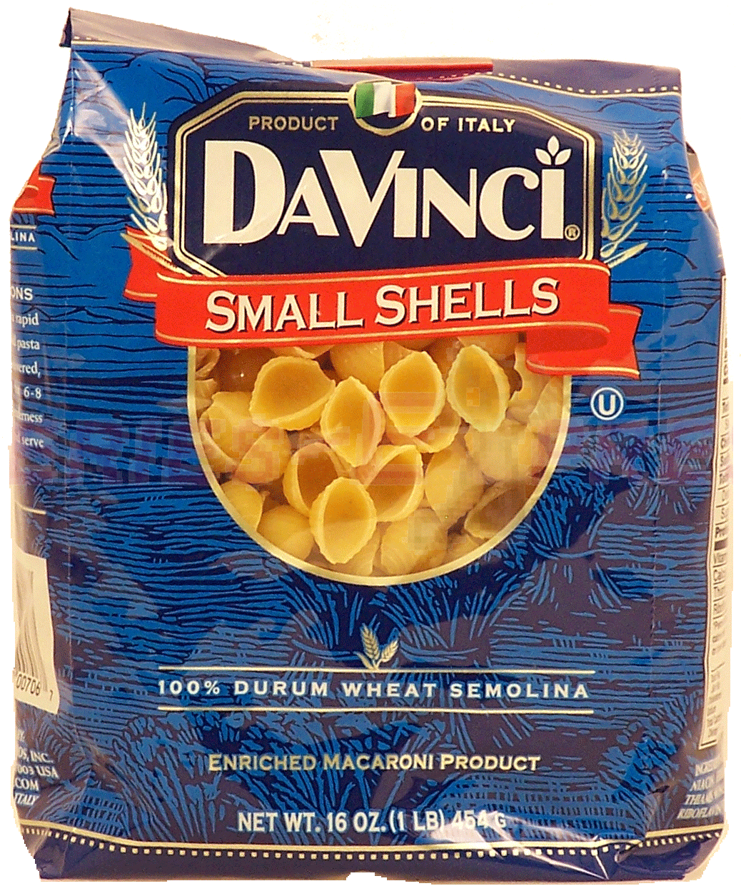 Product Infomation for Da Vinci dry pasta small
