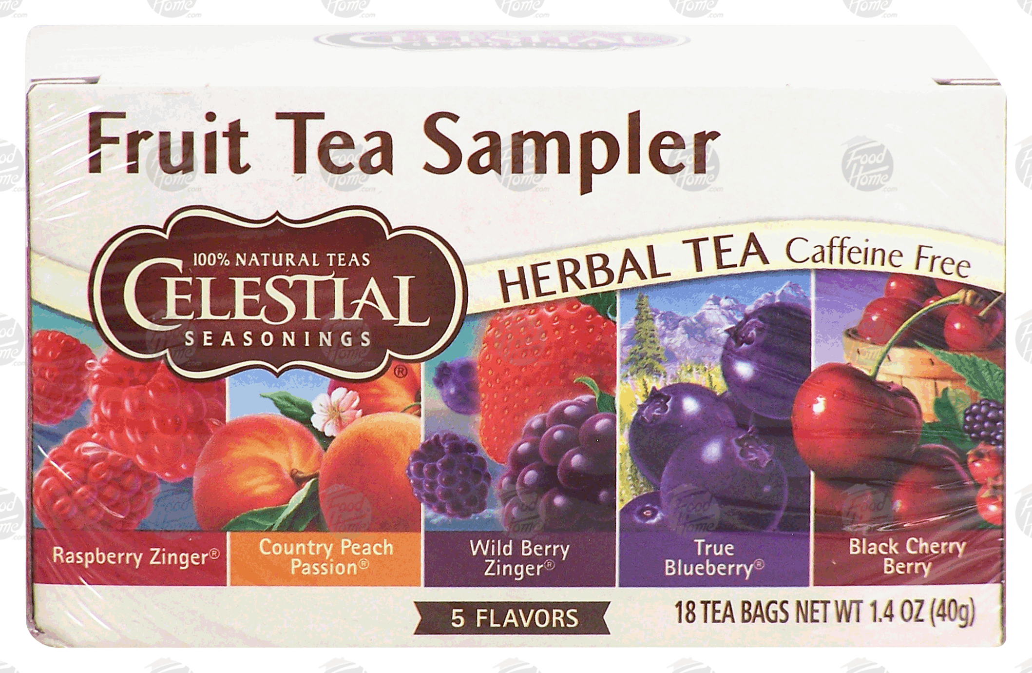 Product Infomation for Celestial Seasonings Fruit Tea Sampler herbal tea