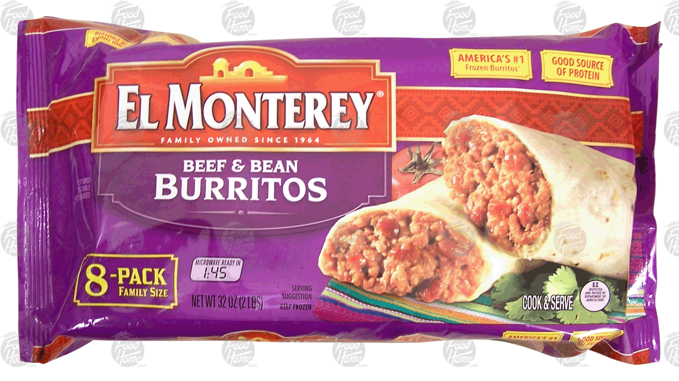 Product Infomation for El Monterey beef & bean