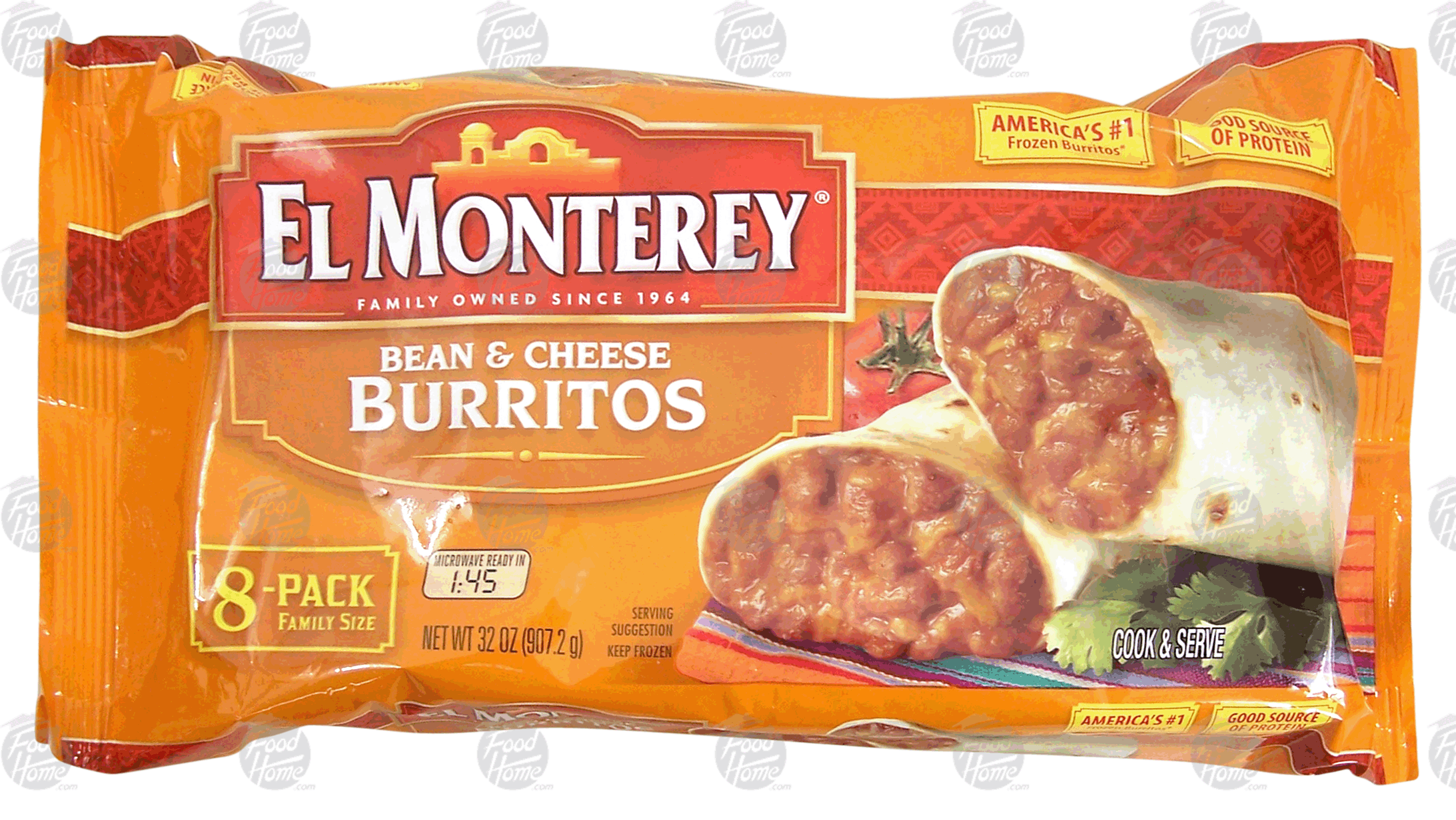 Product Infomation for El Monterey bean & cheese