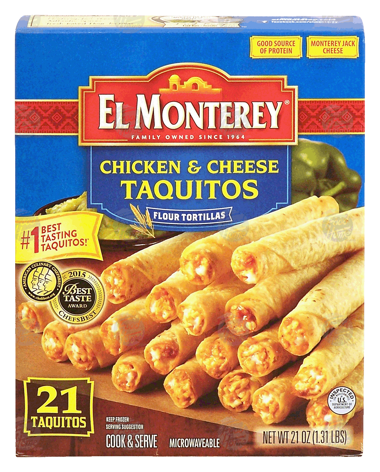 Chicken And Cheese Taquitos El Monterey Calories at Michael Carlson blog
