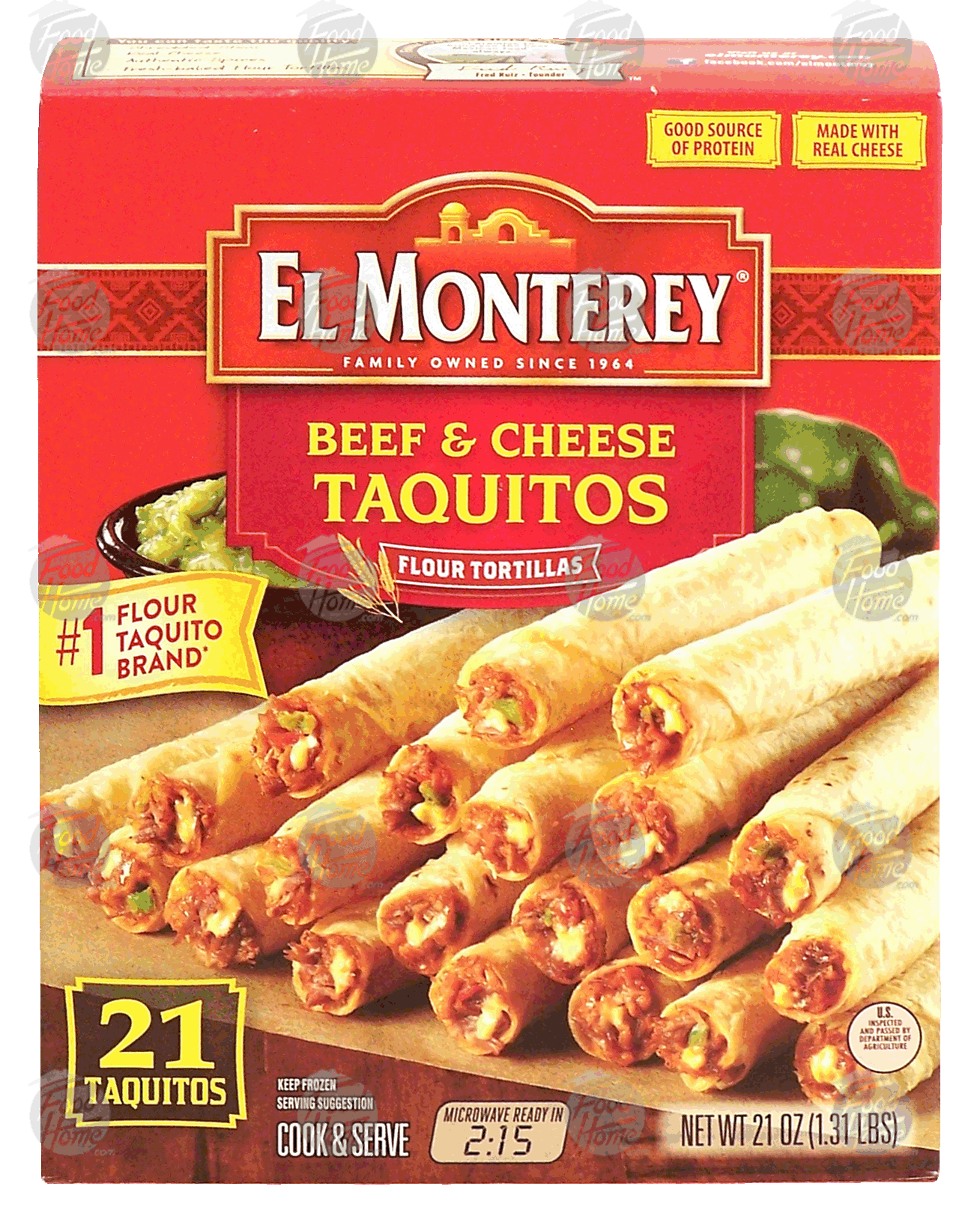 Product Infomation for El Monterey beef & cheese