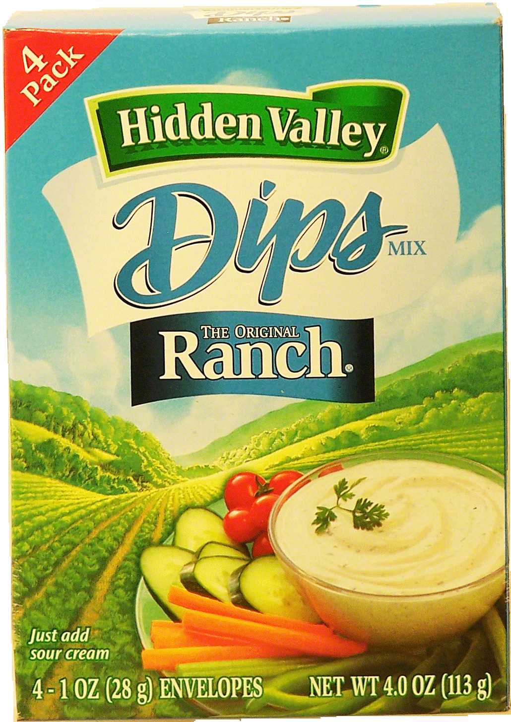 Product Infomation for Hidden Valley Dips