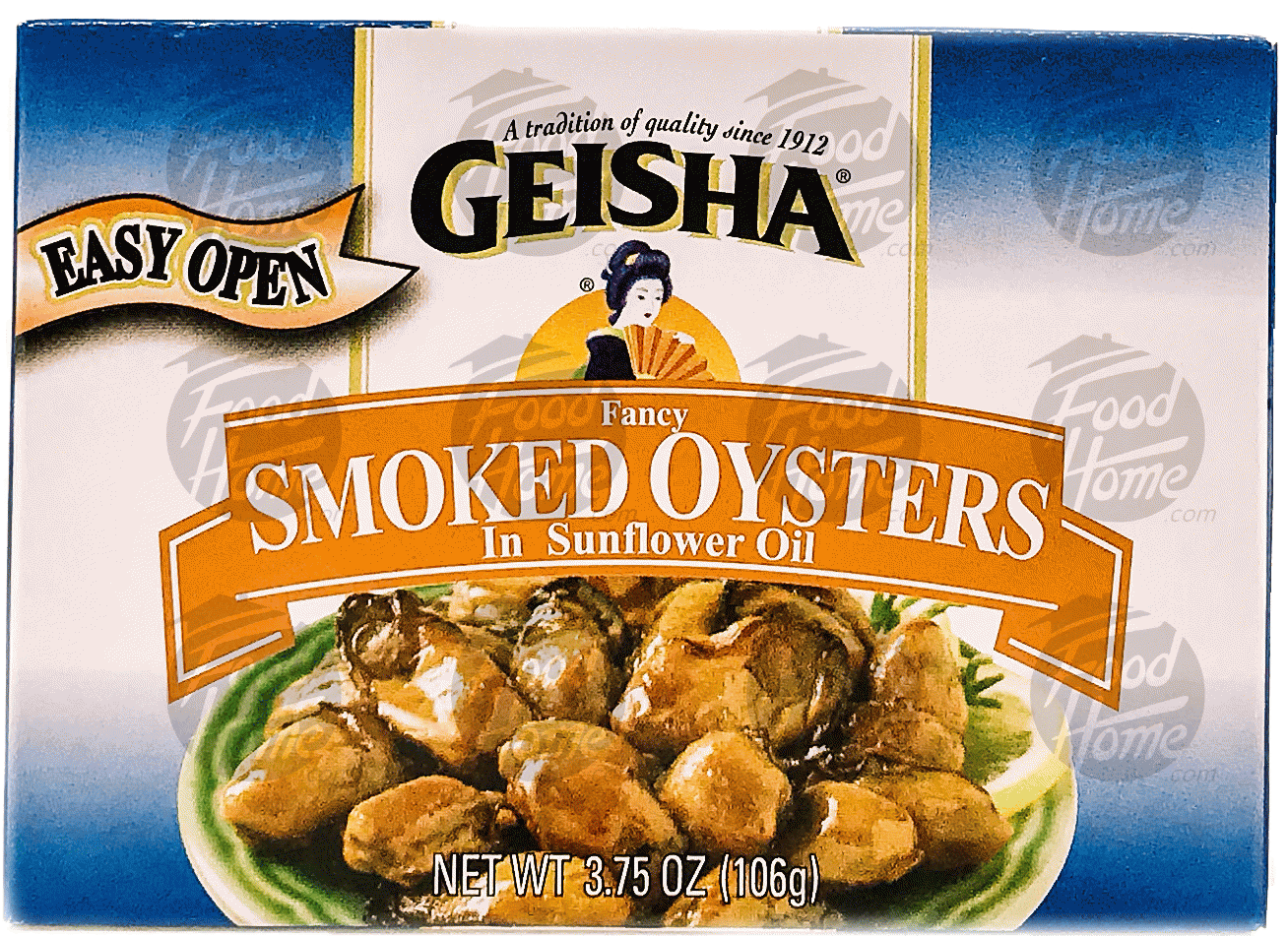 Product Infomation for Geisha Oysters In