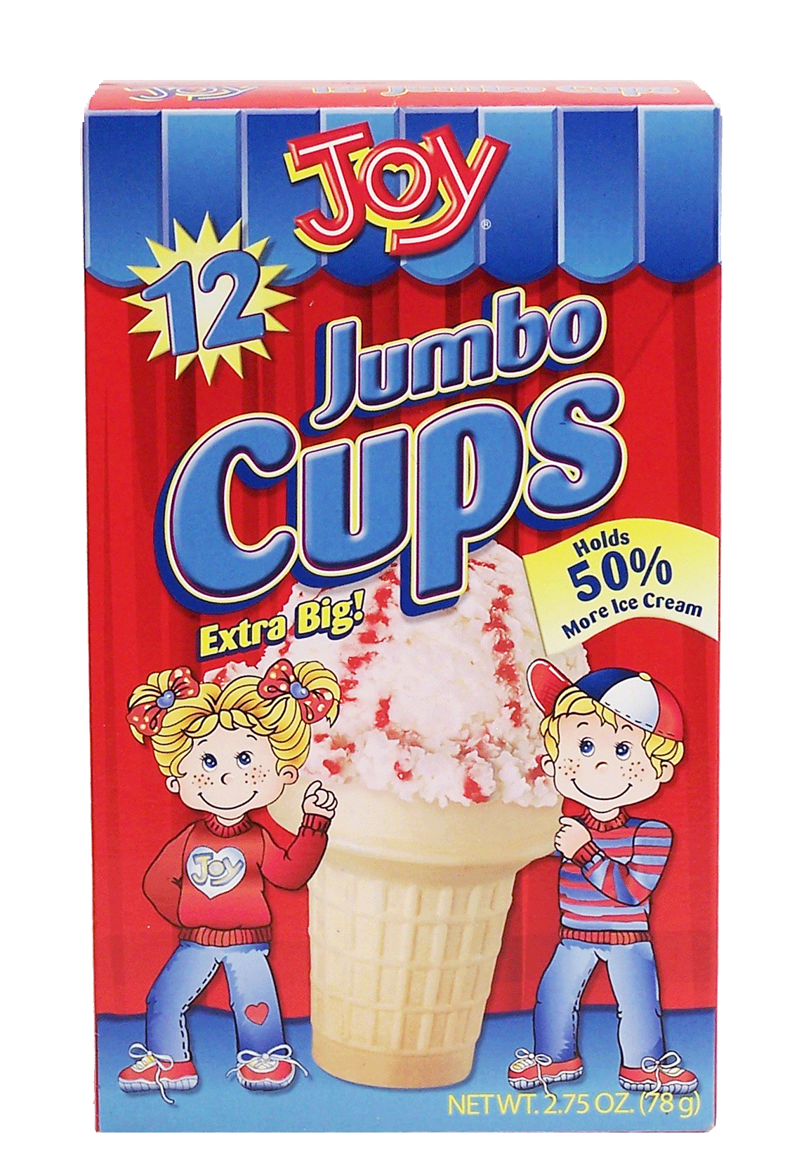 Product Infomation for Joy jumbo ice cream cups