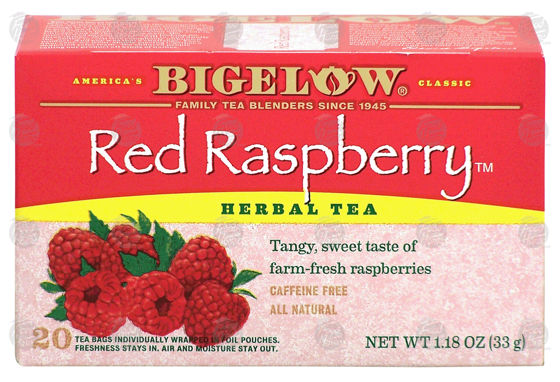 Product Infomation for Bigelow red raspberry