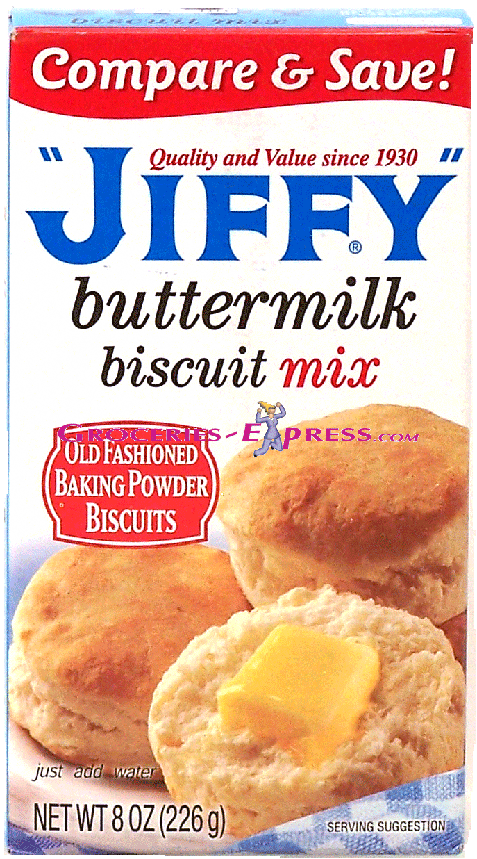 Product Infomation for Jiffy buttermilk biscuit