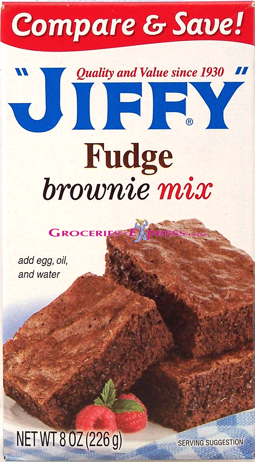 Product Infomation for Jiffy chocolate fudge