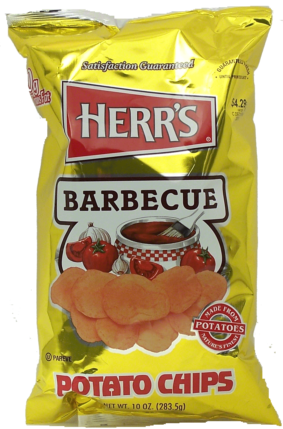 Product Infomation for Herr's barbecue flavor