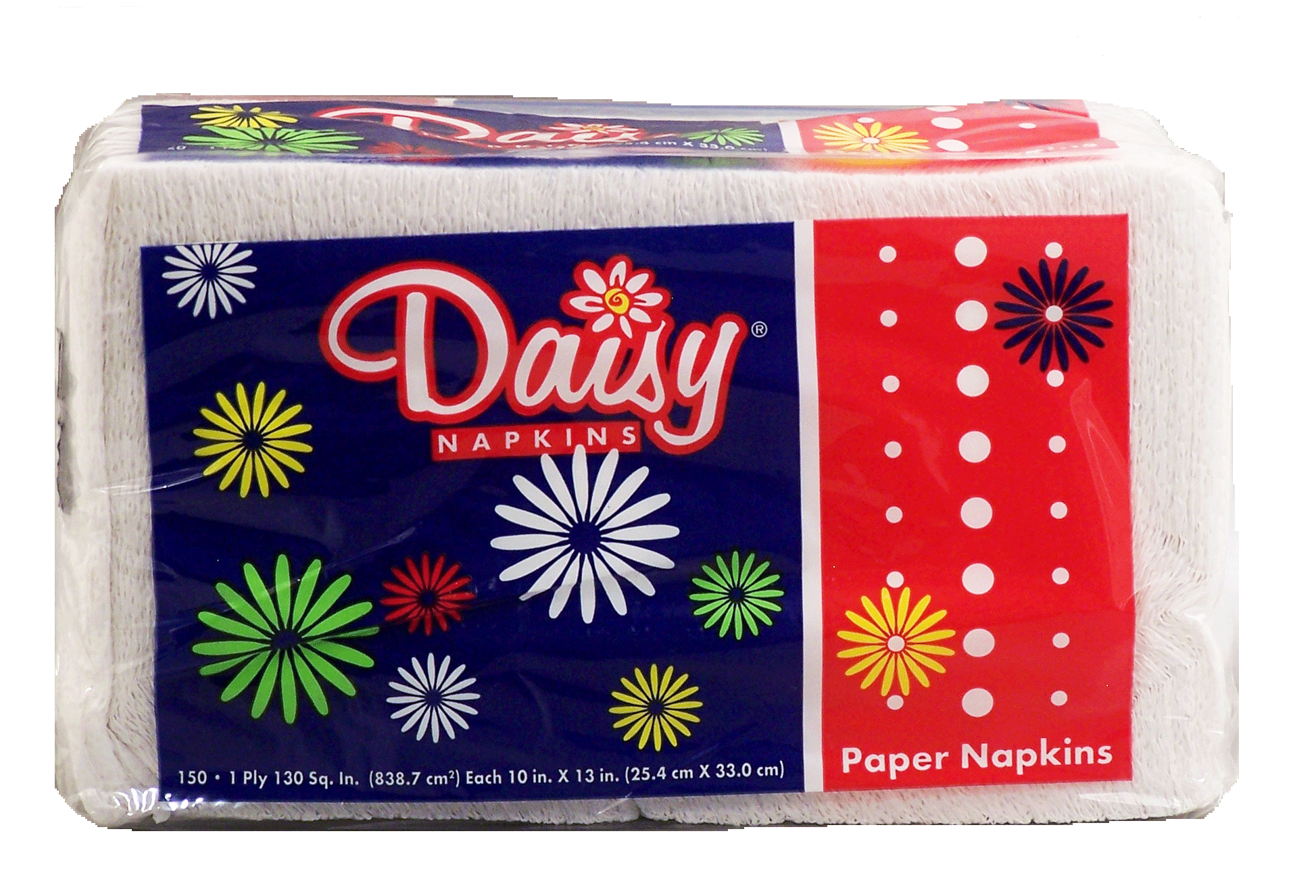 Product Infomation for Daisy paper napkins, 1 ply
