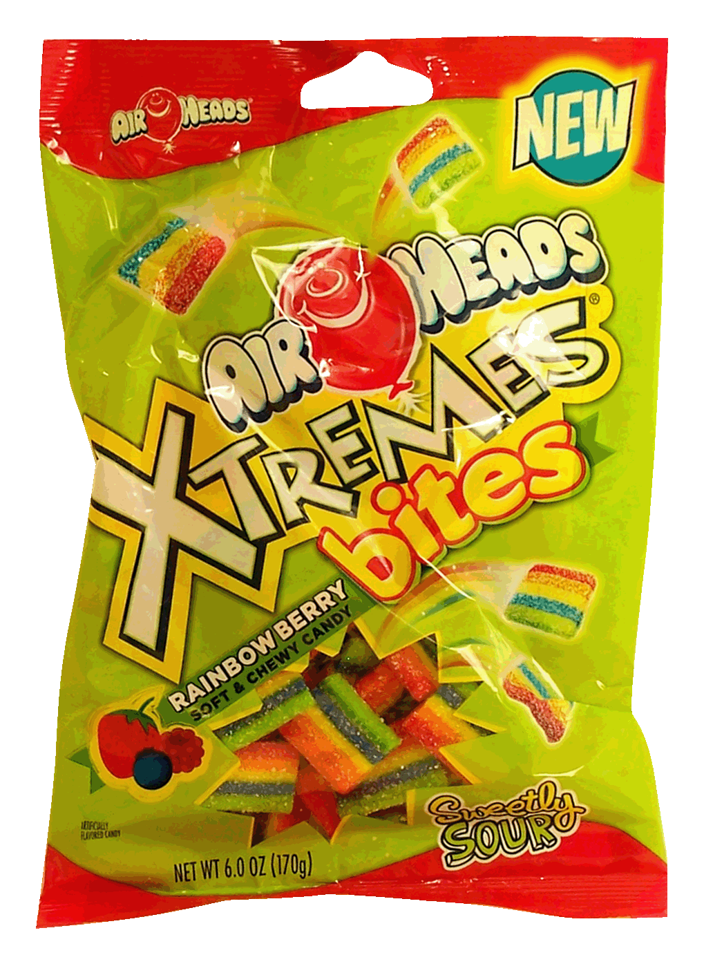 Product Infomation for Air Heads Xtremes bites