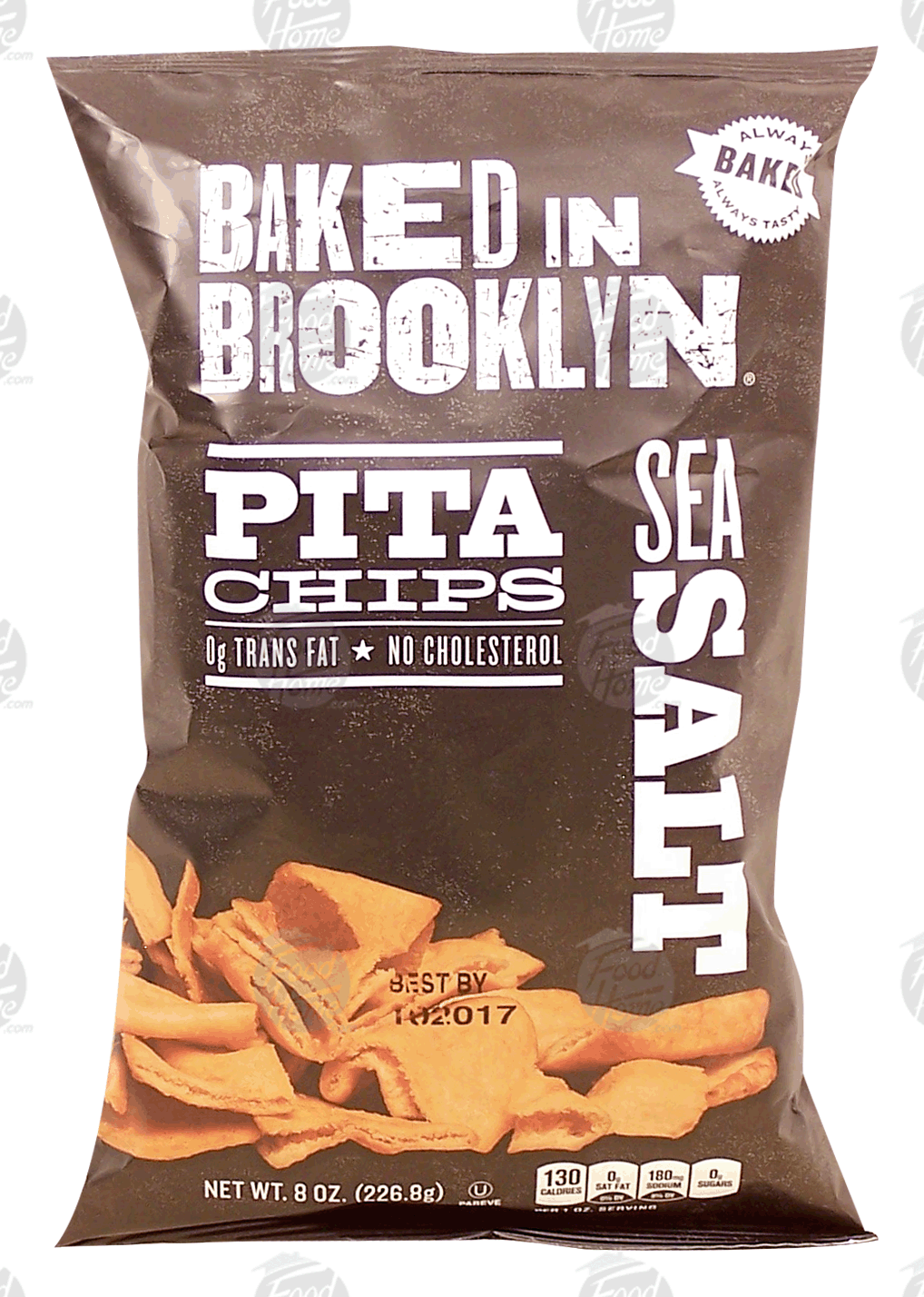 Product Infomation for Baked in Brooklyn sea salt pita chips" 7420399101