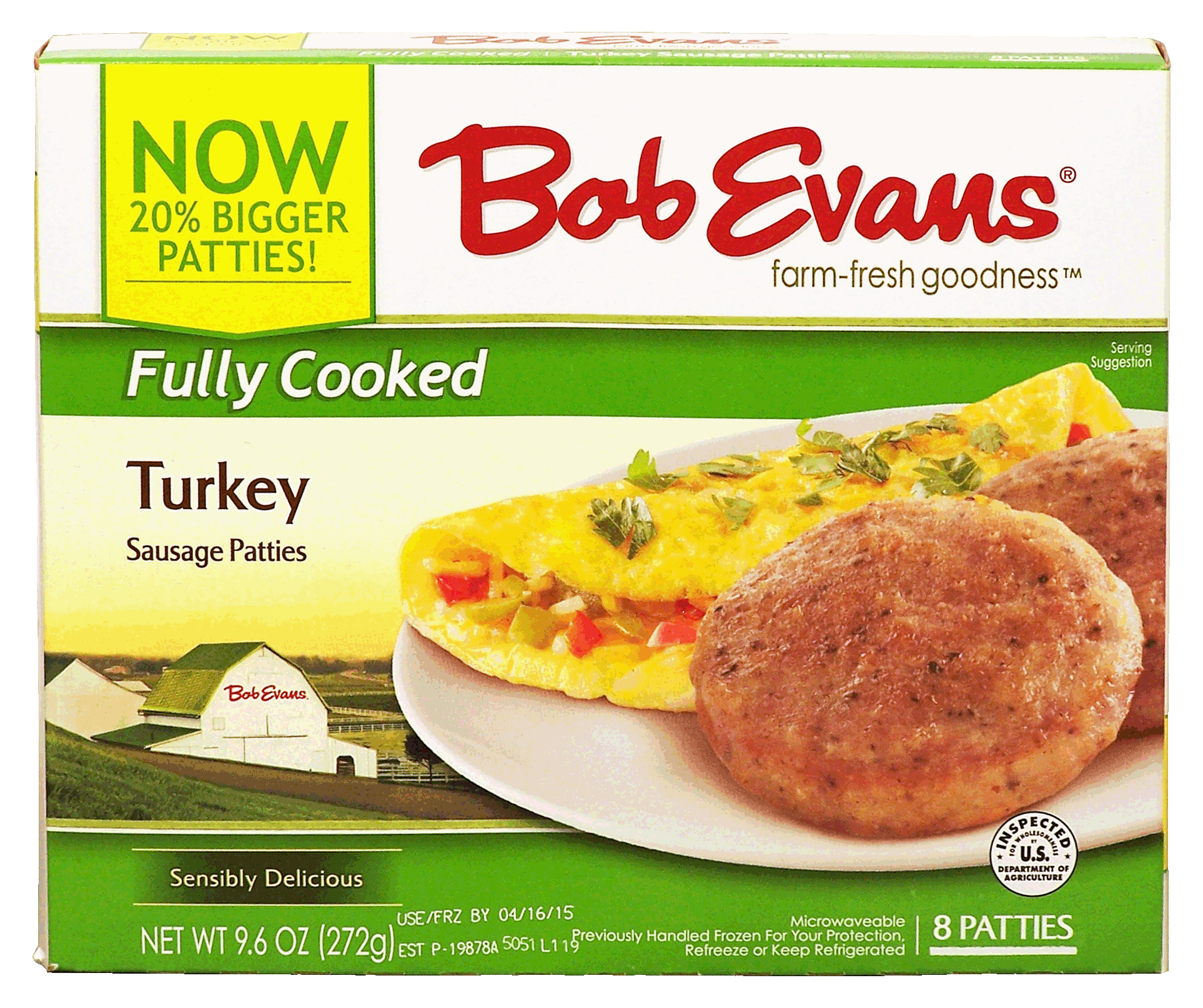 Product Infomation for Bob Evans fully cooked