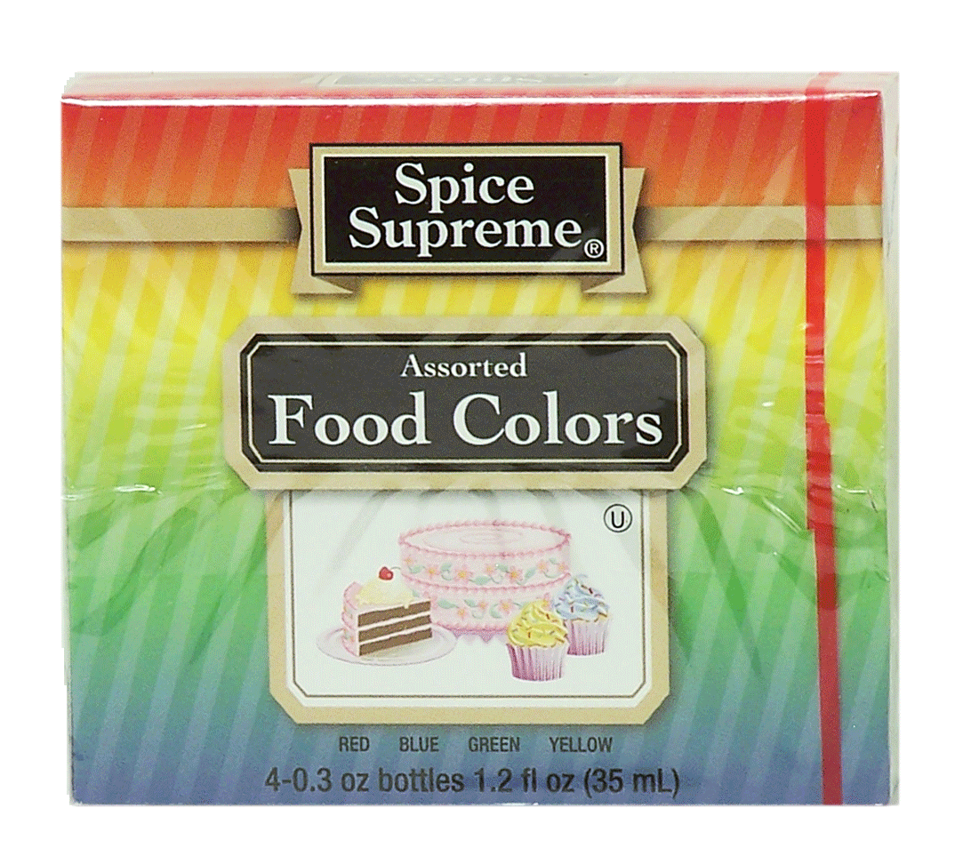 Product Infomation for Spice Supreme food colors