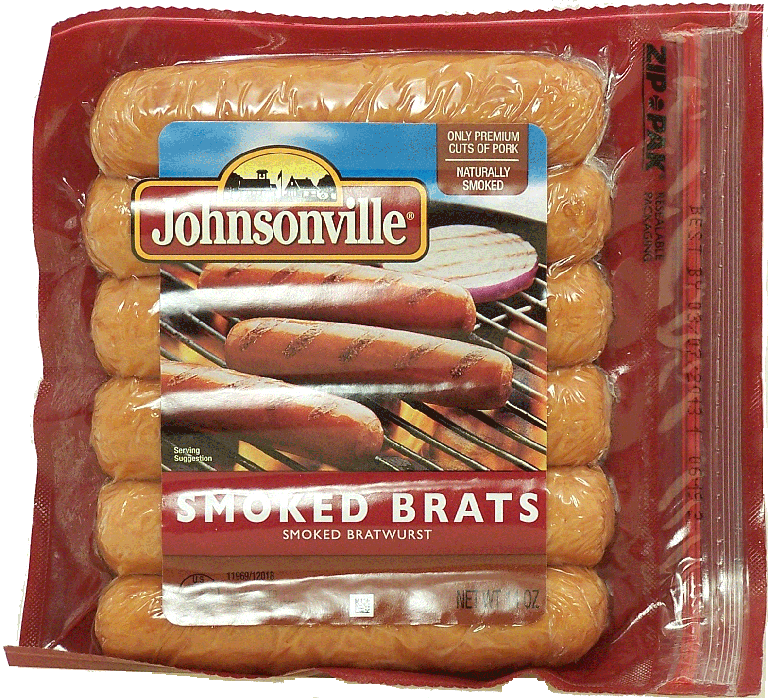 Groceries-Express.com Product Infomation for Johnsonville smoked brats ...
