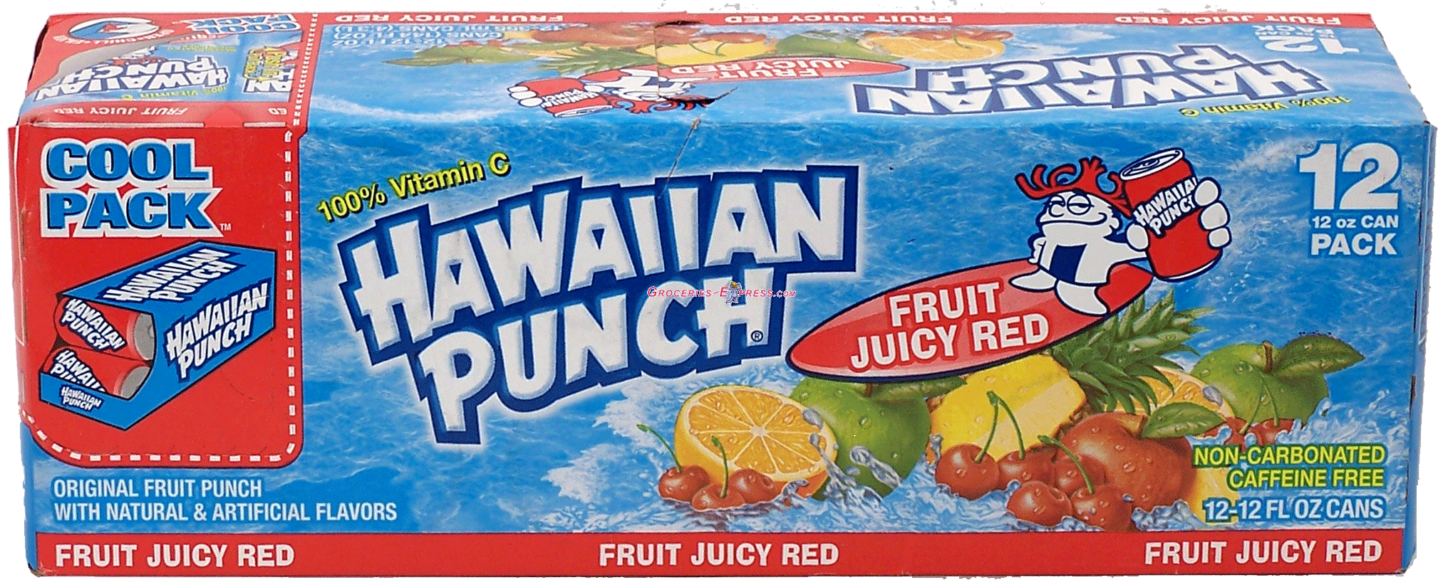 Faygo Ohana Punch Soda - 12 Pack Of 12-oz. Cans Barbados