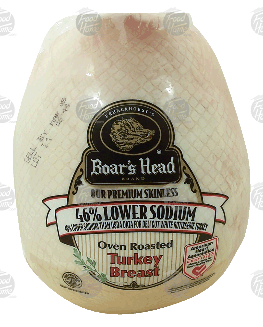 Product Infomation for Value Center Market oven roasted turkey breast, 46