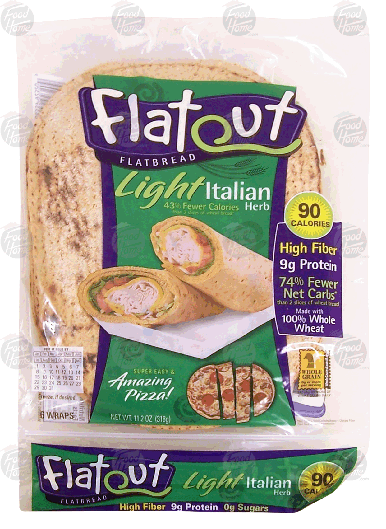 Product Infomation for Flatout light italian herb