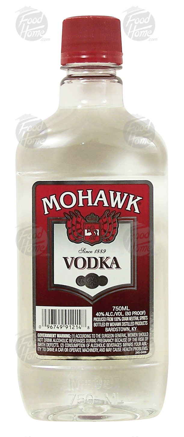 Product Infomation for Mohawk vodka, 40 alc. by