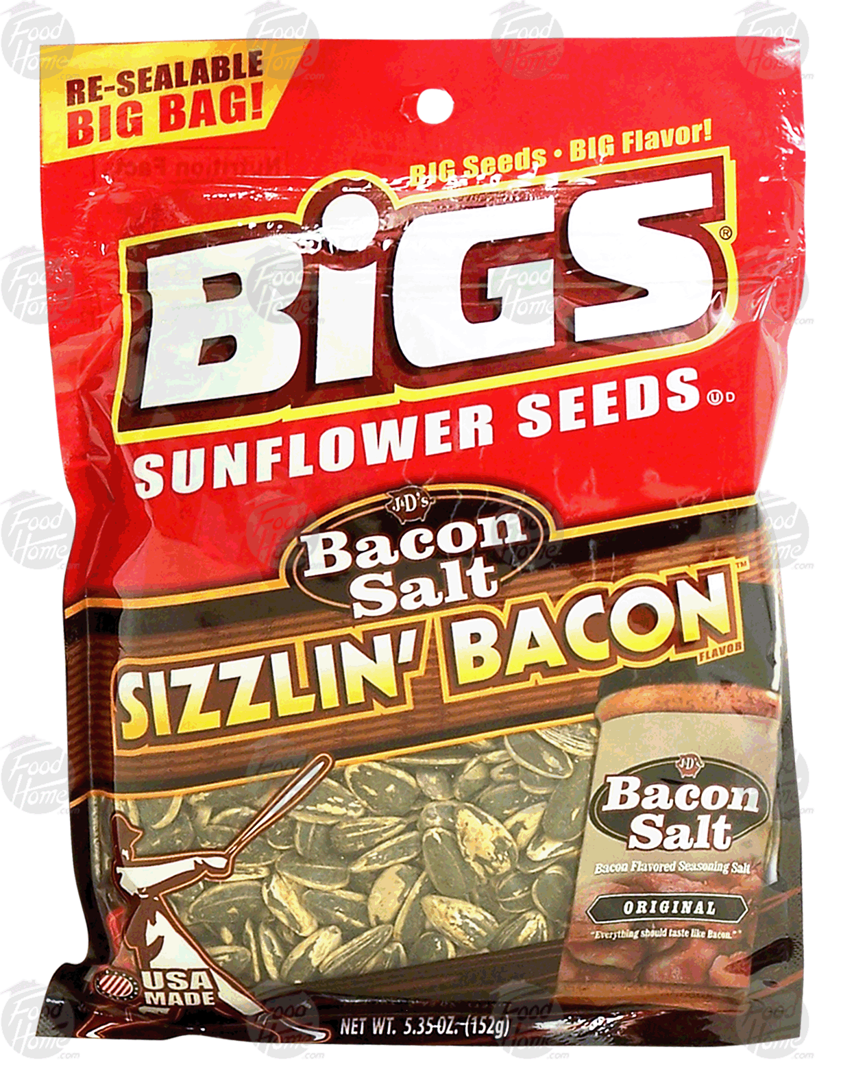 Product Infomation for Bigs sizzlin' bacon, bacon