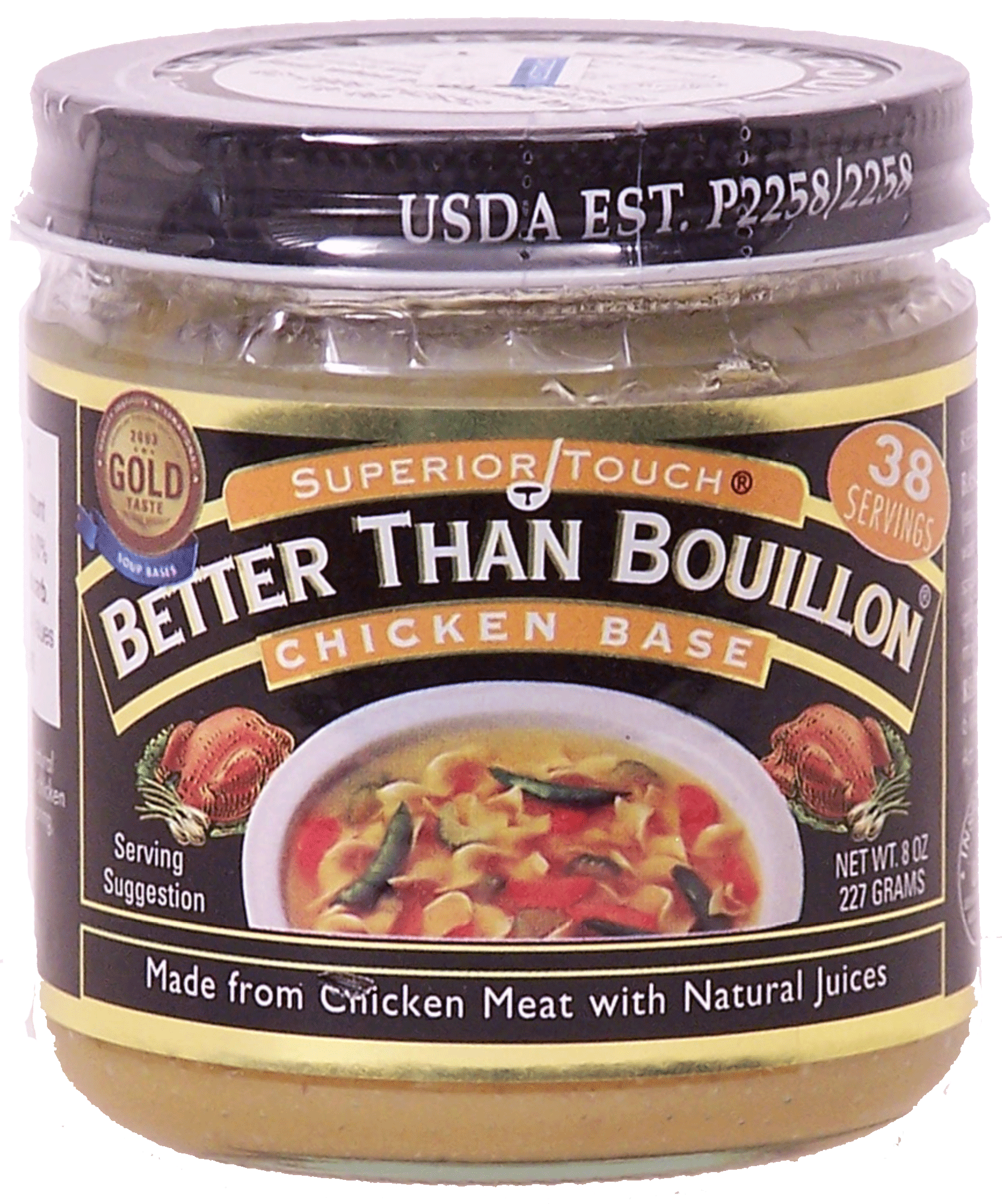 Product Infomation for Better Than Bouillon Superior Touch chicken base