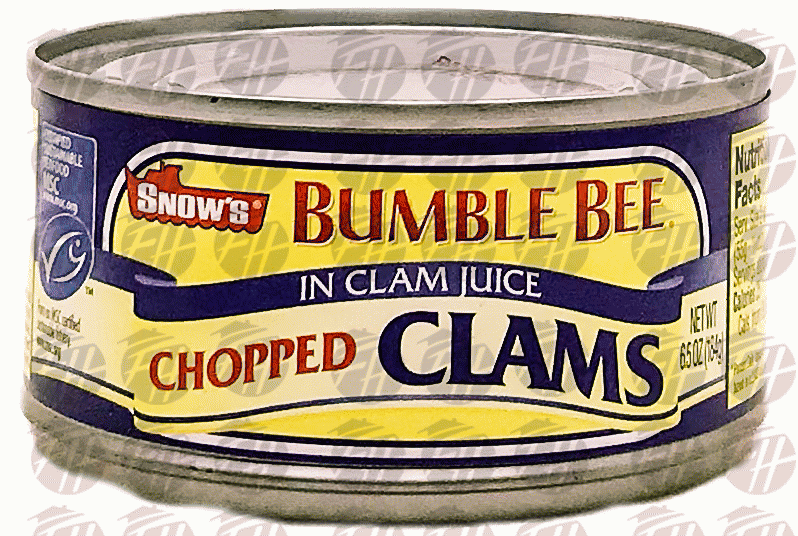 Product Infomation for Snow's Clams Chopped In