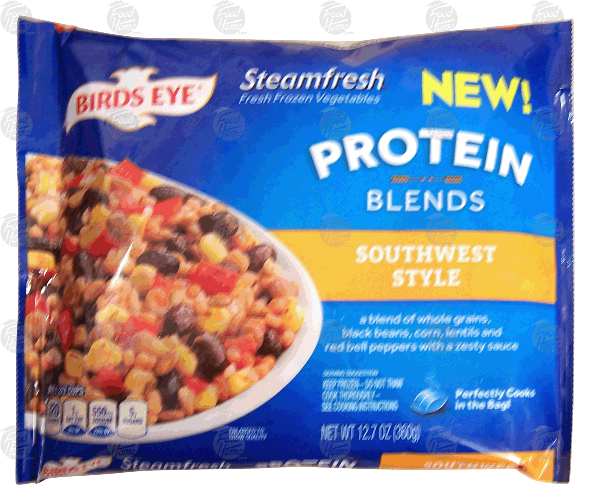 Groceries express product infomation for birds eye protein blends