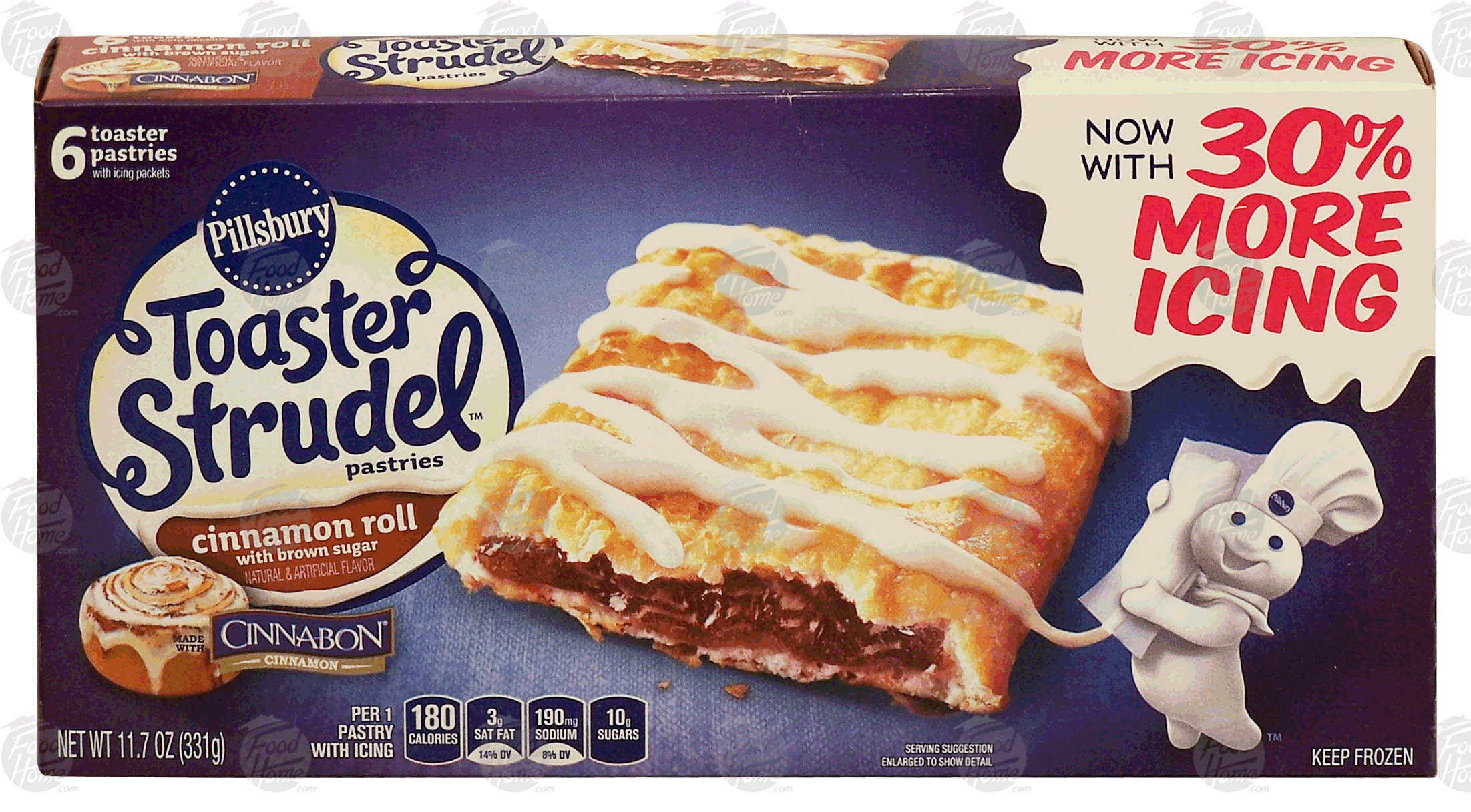 Groceries express product infomation for pillsbury toaster strudel