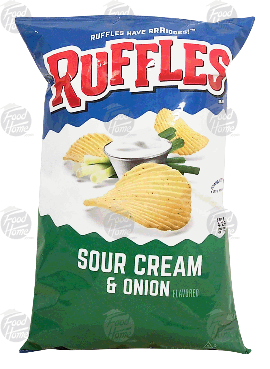 Groceries-Express.com Product Infomation for Ruffles sour cream & onion ...