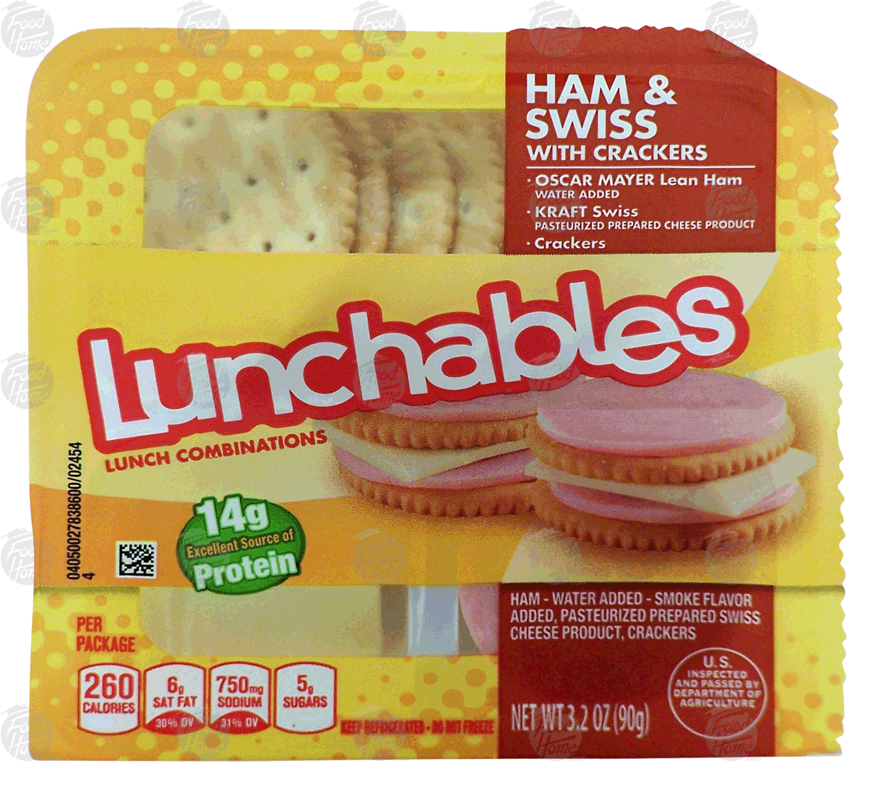 Groceries-Express.com Product Infomation for Oscar Mayer Lunchables ham ...